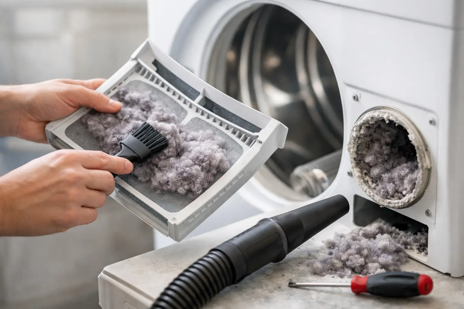 How to Clean Dryer Lint and Keep Airflow Safe
