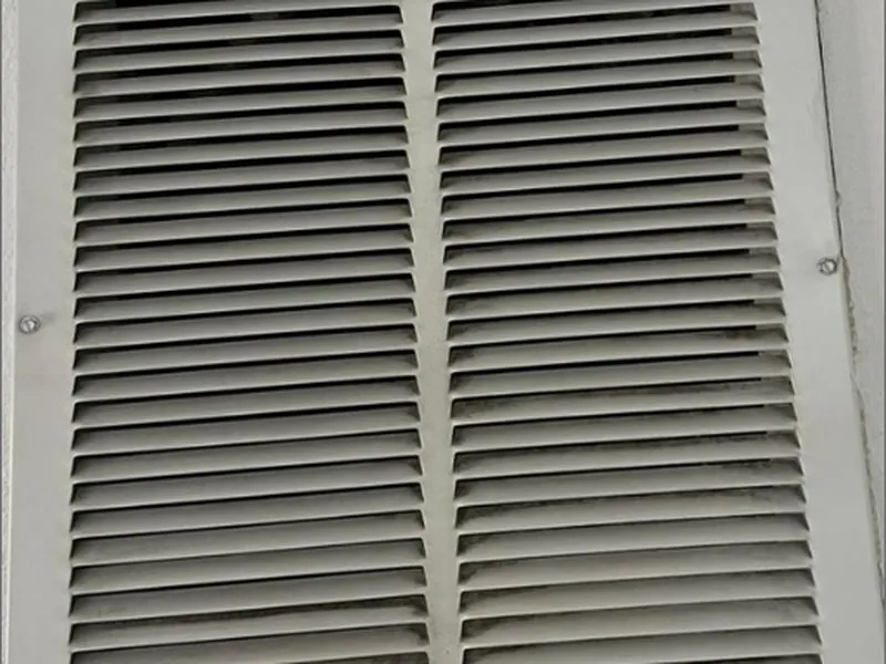 Dryer vent after cleaning
